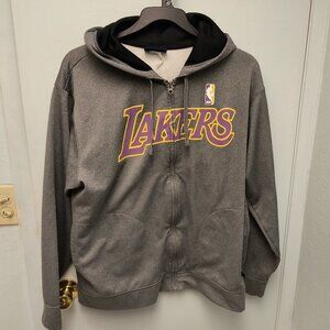 NBA Exclusive Collection Los Angeles Lakers Zip up Hoodie Size Medium